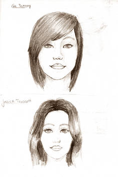 Second Sketch #81 - Portrait Study Wave-Front View