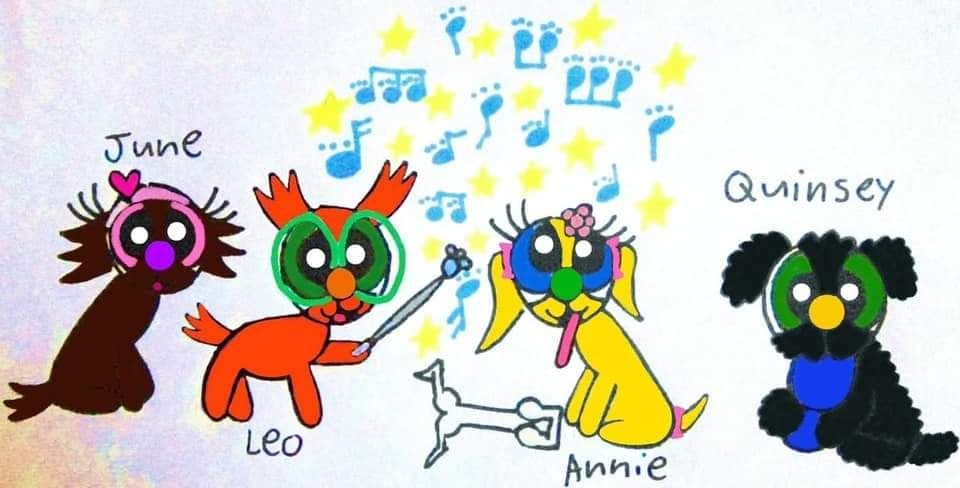 The little einsteins as cute little puppy dogs