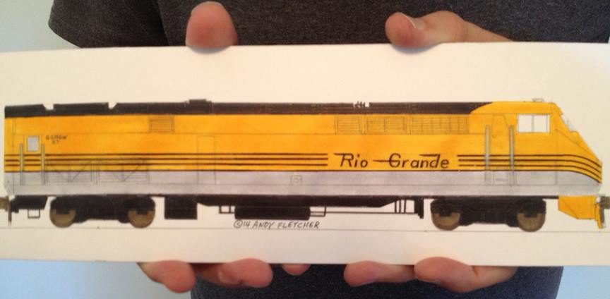 Amtrak P42DC 66 Denver rio grande