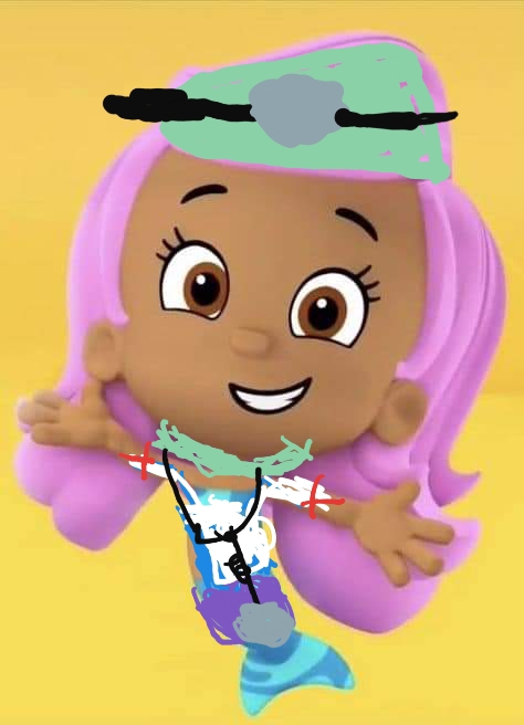 Bubble guppy molly all dressed up like a doctor fo