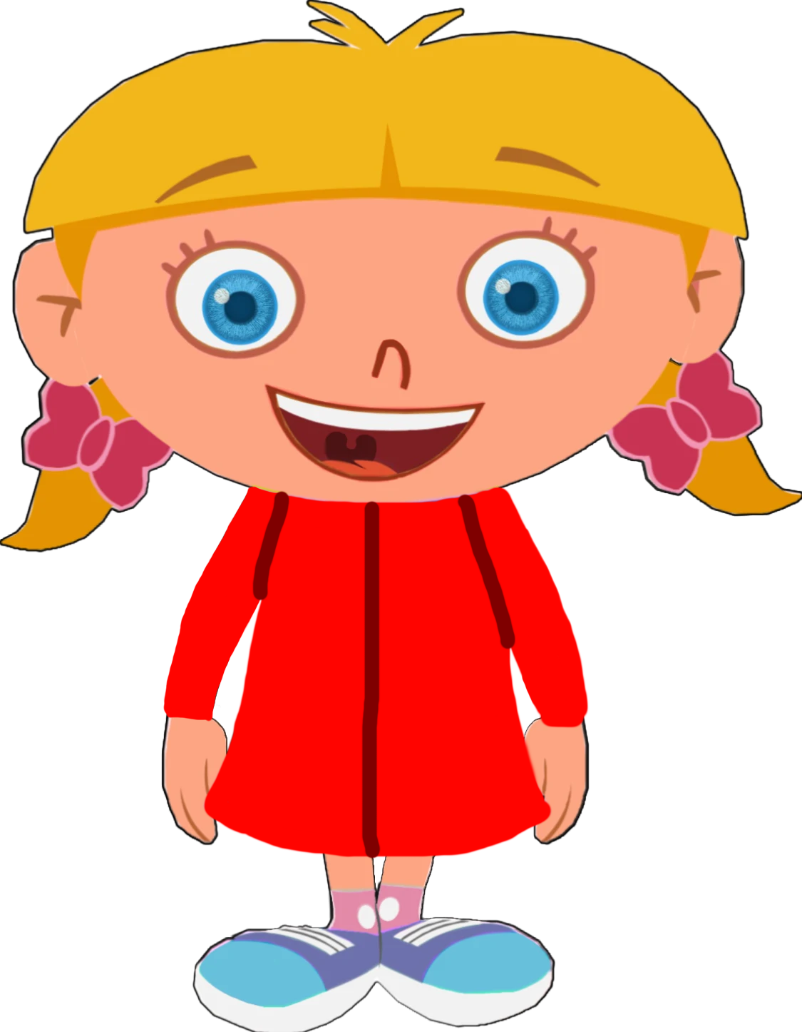 Little einsteins team member Annie dressed up in h