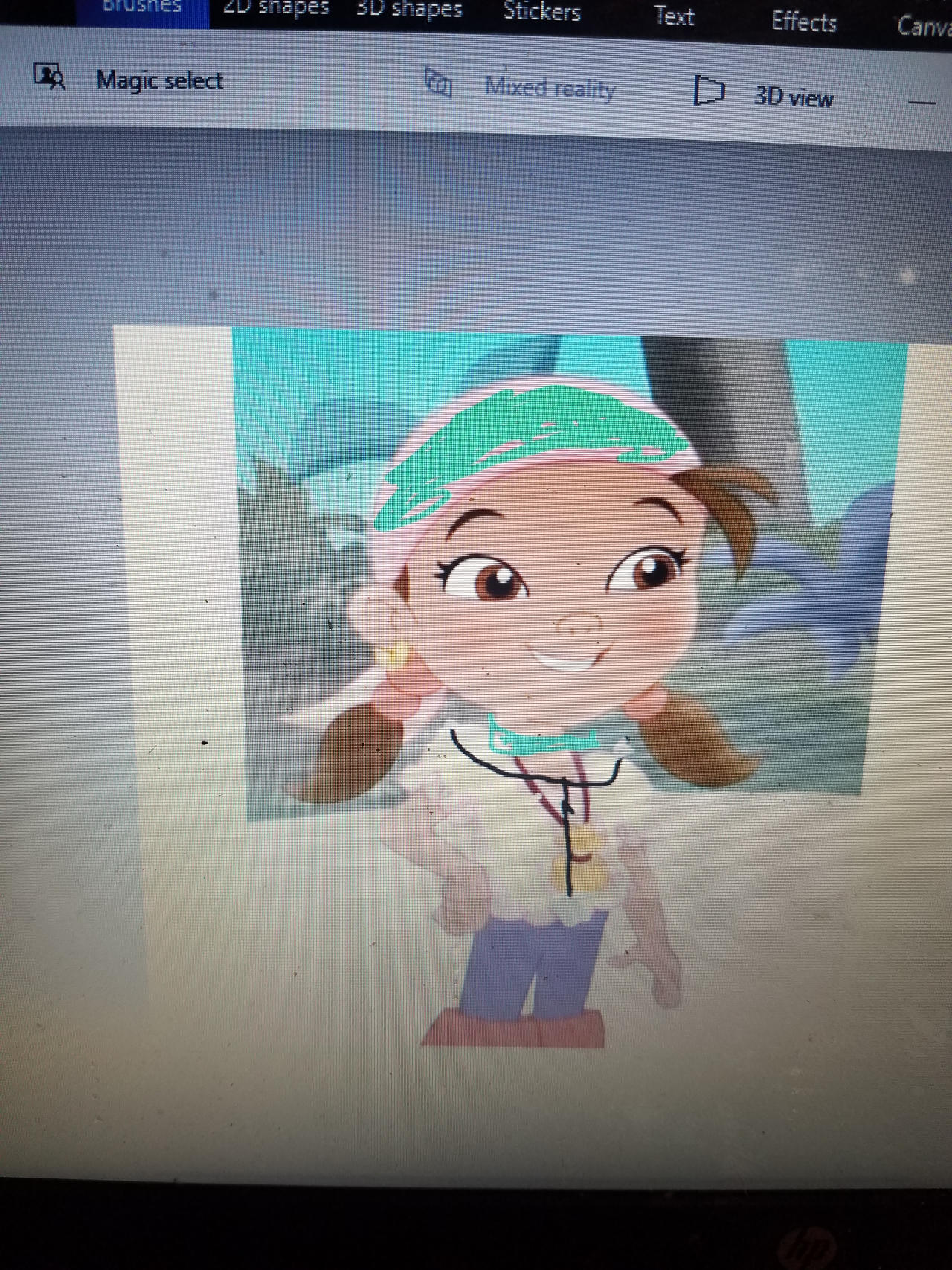 Doctor izzy from captain Jake and the neverland pi