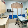 A beach themed medical doctor's office