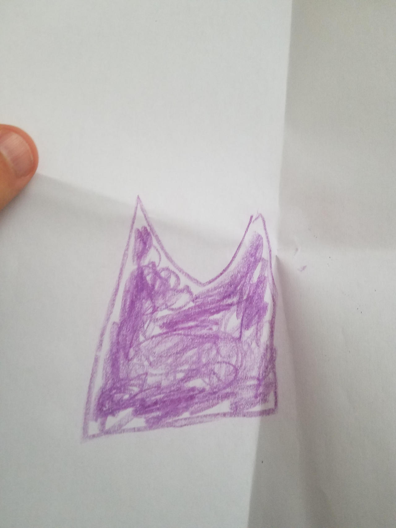 June's tank top undershirt for her visits to the d
