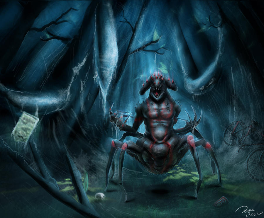 Abstract Spider Monster Monster Spider by DClayne on DeviantArt
