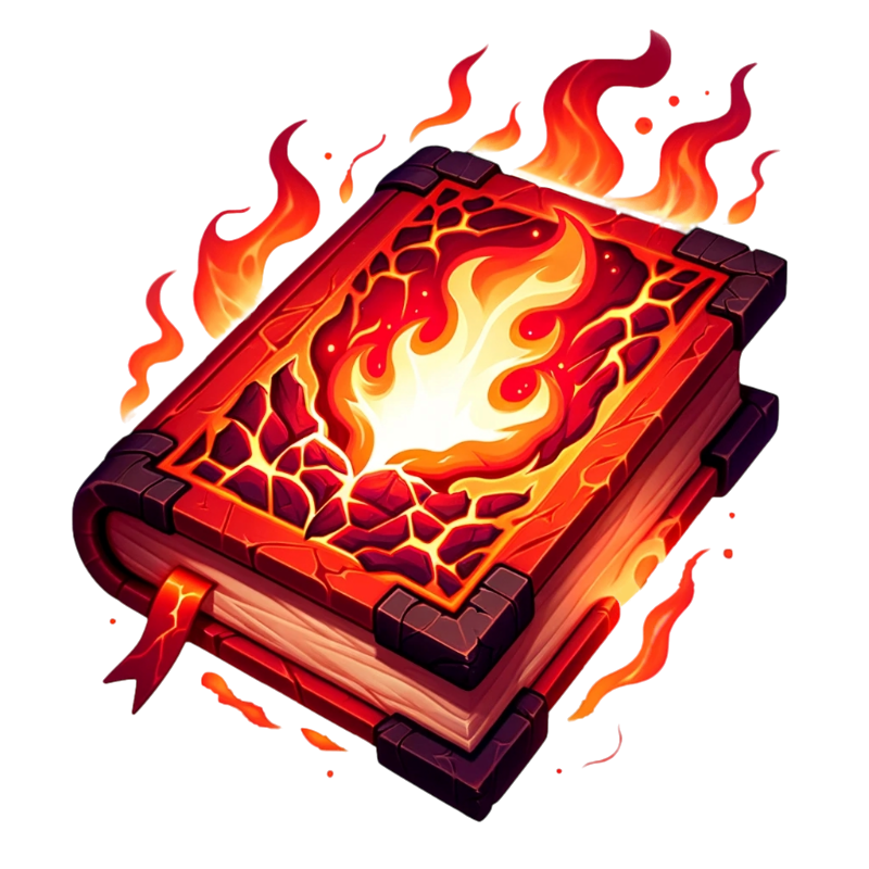 Fire Spellbook by TrulyMalicious on DeviantArt