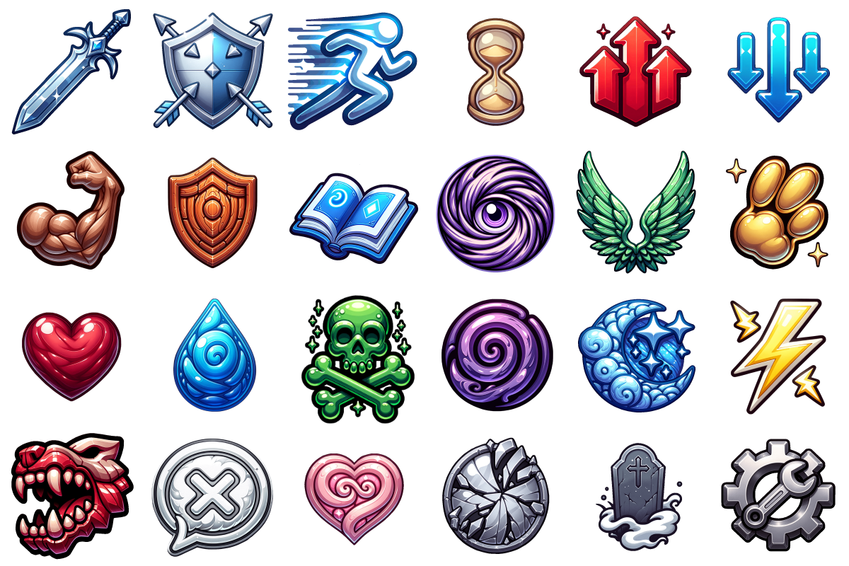Status icon Set #1 by TrulyMalicious on DeviantArt