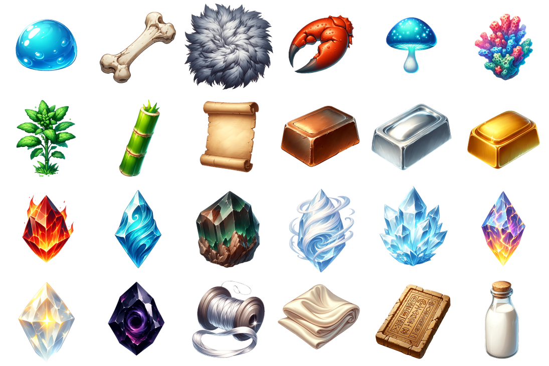Miscellaneous item Set #2 by TrulyMalicious on DeviantArt