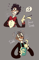 Cuphead OCs-Terry and Toddy
