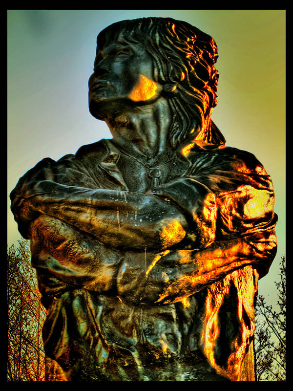 Viktor Tsoi monument by kiokiliant