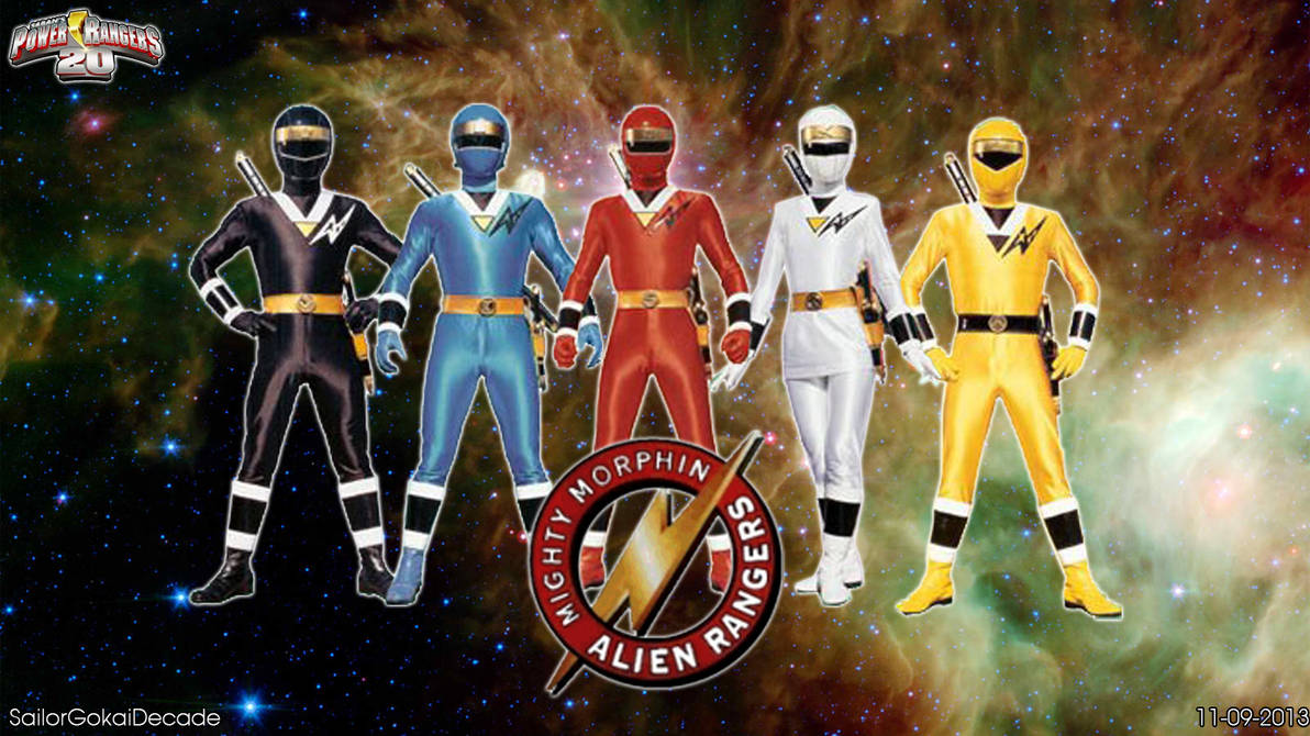 Alien Rangers Deviantart Mighty Morphin' Alien Rangers WP by jm511 on DeviantArt