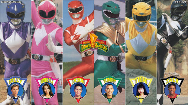 Mighty Morphin' Power Rangers Wallpaper (Rev. 1)