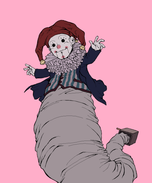 Jack in the box Krampus drawing by That1RadioGuy on DeviantArt