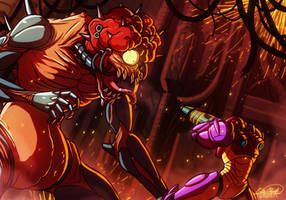 Samus vs Mother Brain