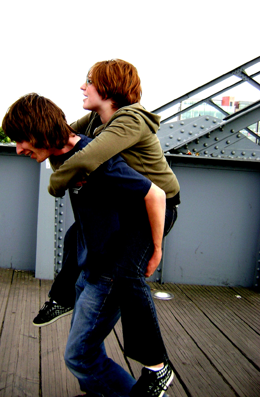 Piggy Back rides in Dublin