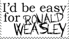 Ronald Weasley stamp