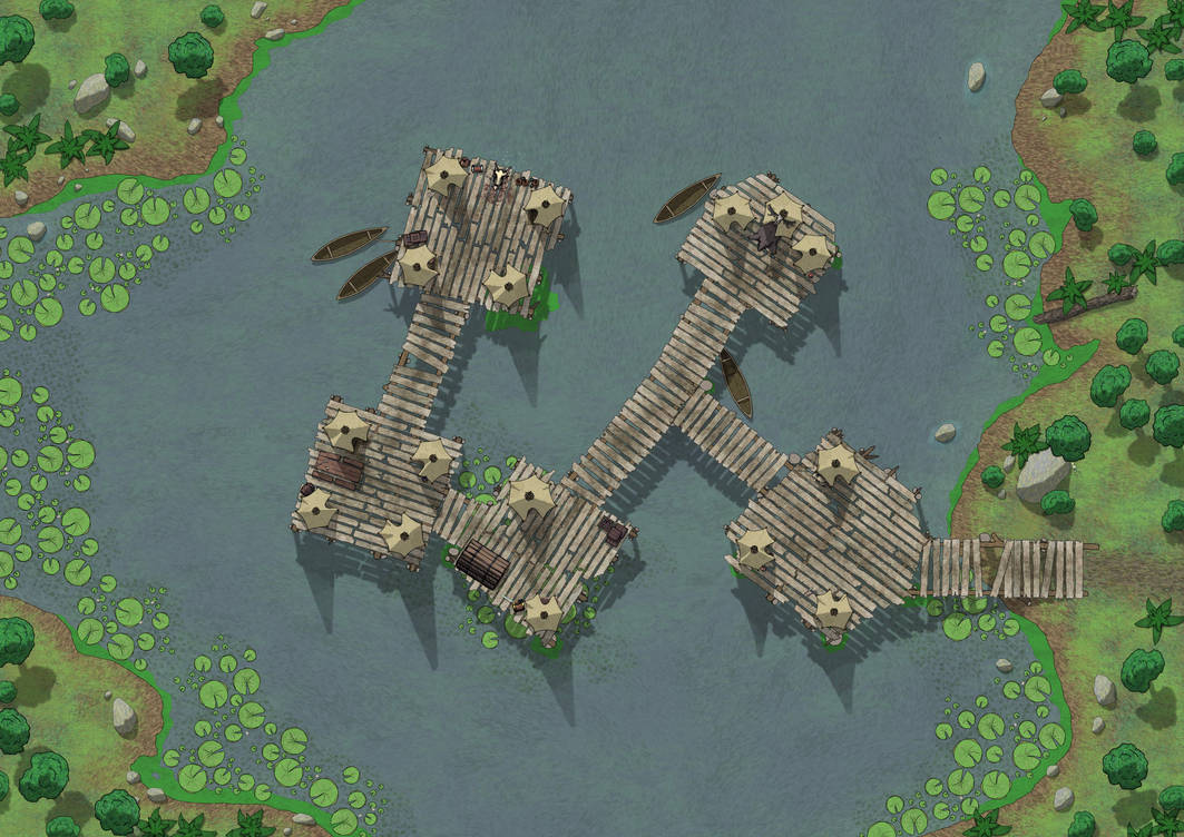 Swamp Camp Map by gothicus on DeviantArt