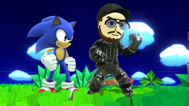 Super Smash Bros: Steve (Marnic92) And Sonic