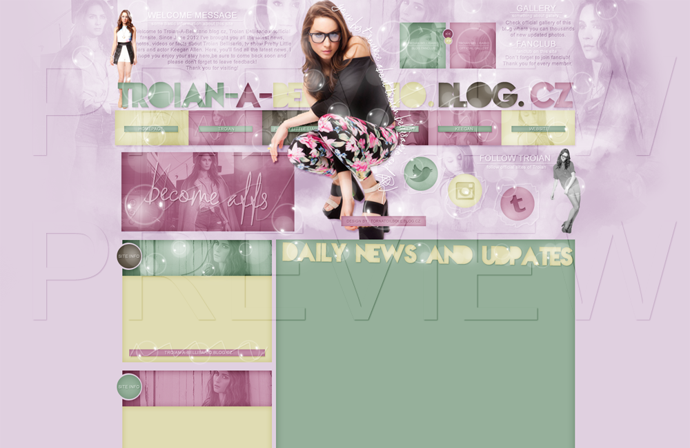 Ordered design ft. Troian Bellisario