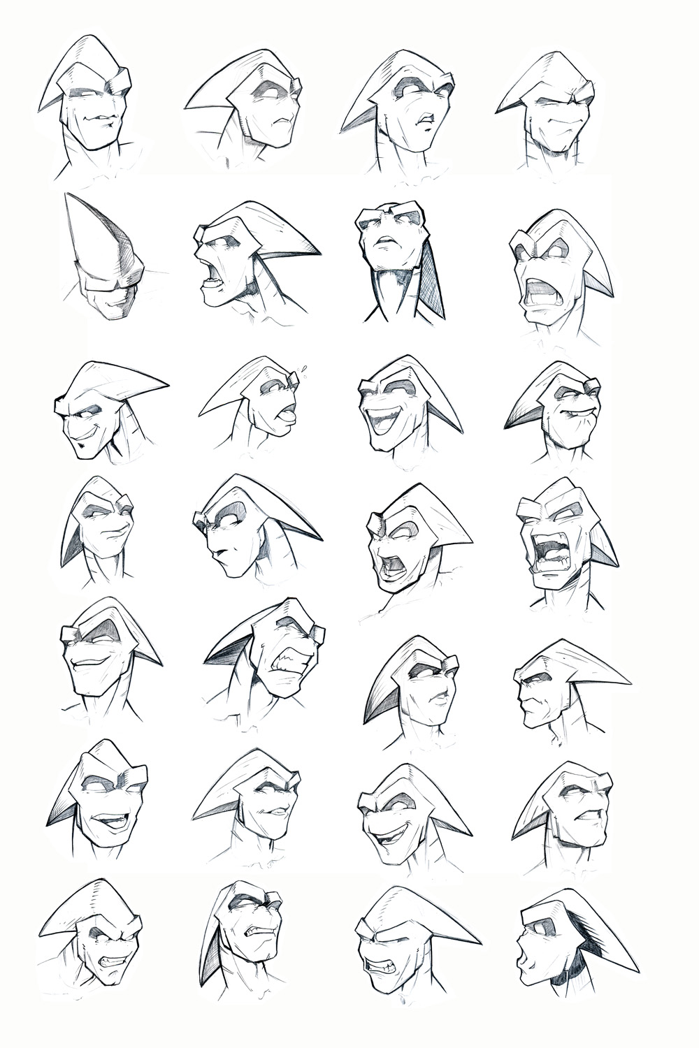 facial expressions by johnnyalien on DeviantArt facial expressions by johnnyalien on DeviantArt