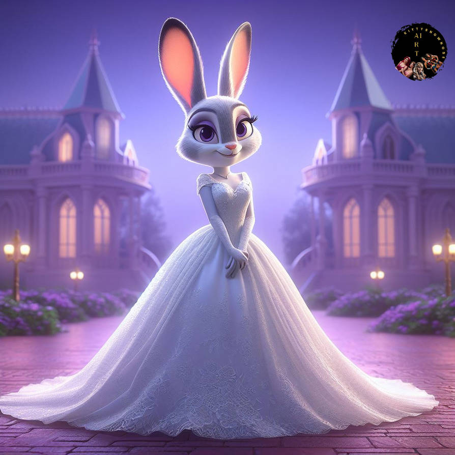 Bride Judy Hopps - Zootopia by KittySnownose on DeviantArt