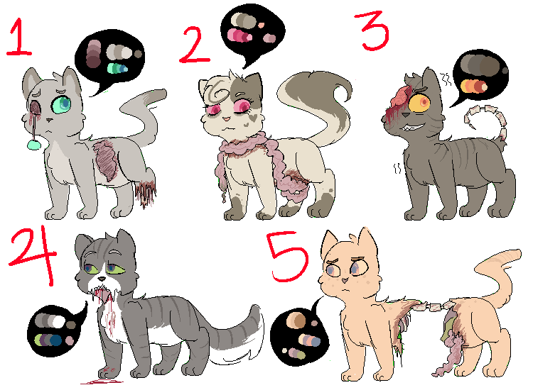 Spooky Adoptables Batch 1 (NOW 15 POINTS)