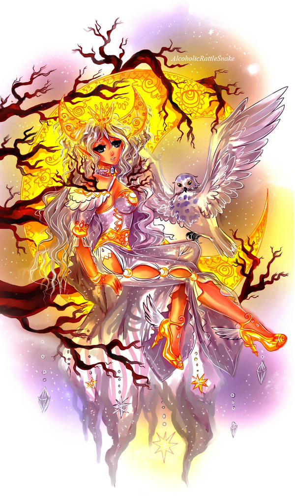 Moon elf by luciferys on deviantart Moon Elf by Luciferys on DeviantArt