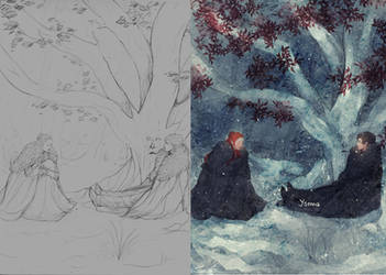 Sansa and Bran Wip