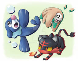 Sun and Moon Starters