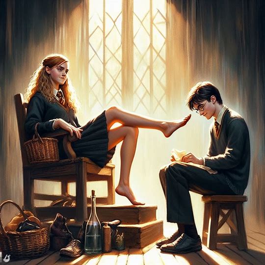 Hermione And Harry By Genie AI On DeviantArt hermione-and-harry-by-genie-ai-on-deviantart