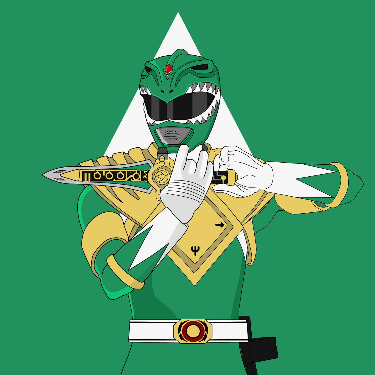 MMPR Green Ranger by hardypop2310 on DeviantArt