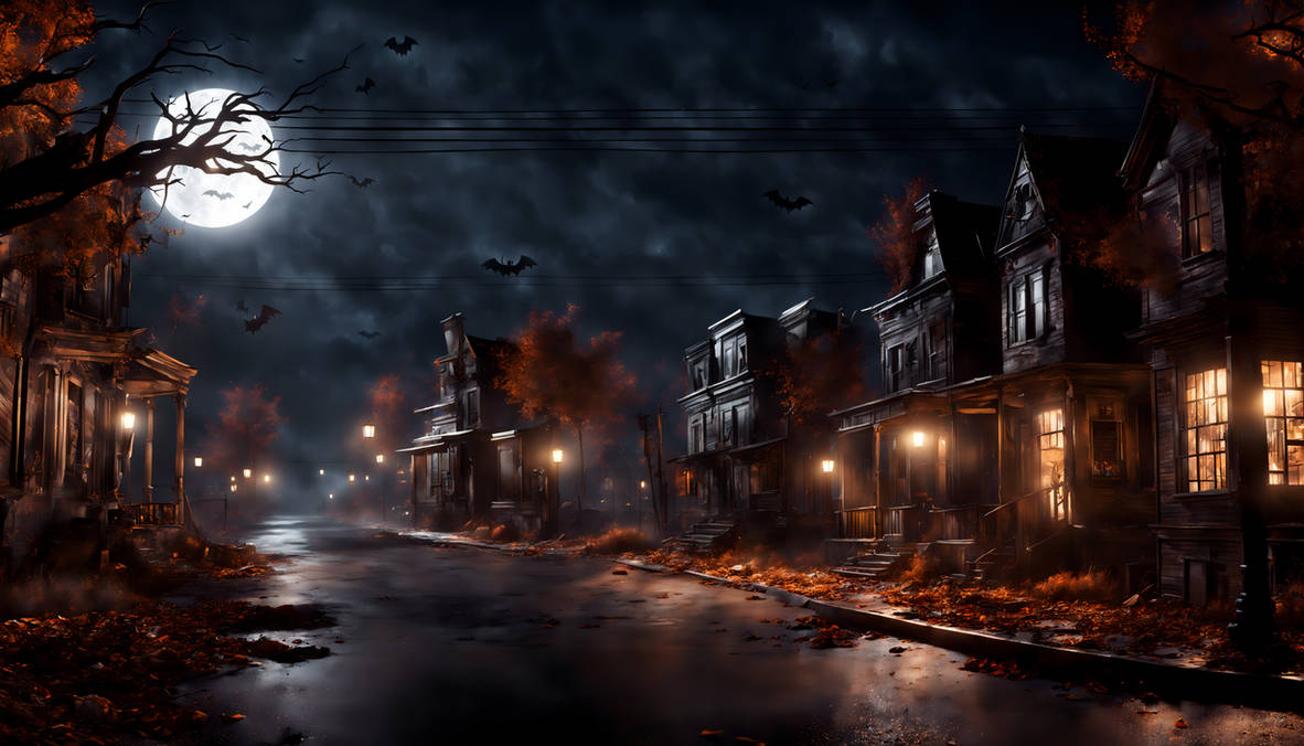 Rundown Halloween Town 3 by Lady-Ash2 on DeviantArt