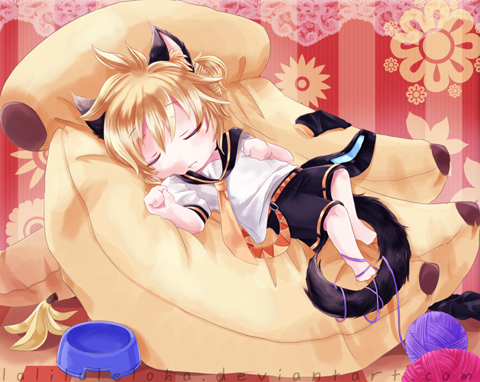 2nd Vocaloid Fan art-- Ssshh..  He's sleeping!