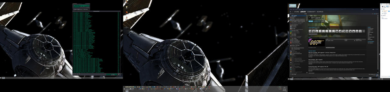 TIE Fighter Desktop by Bagdadsoftware