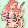 Tigra Jungle Pin up