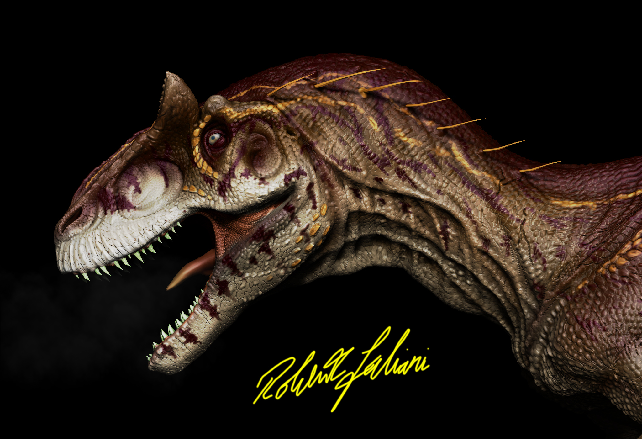 Allosaurus Wicked Brown/Orange