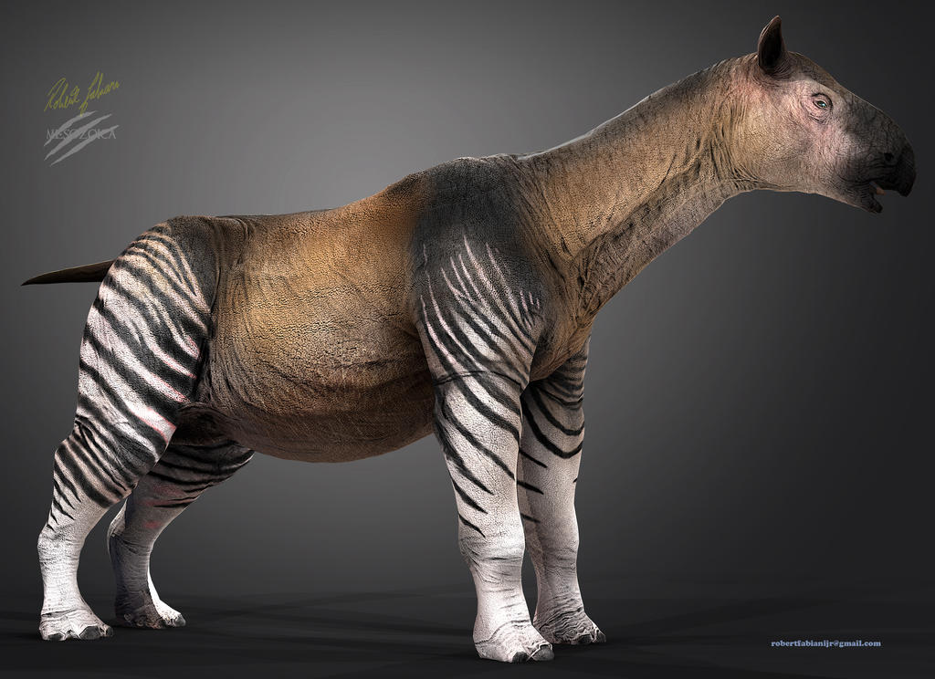 Paracatherium Okapi skin by robertfabiani on DeviantArt
