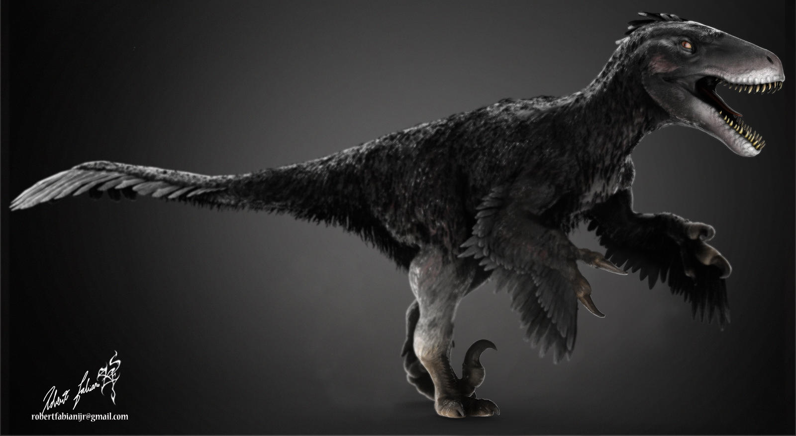 Raven Utah Raptor Utahraptor by robertfabiani on DeviantArt