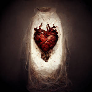 Mummified heart