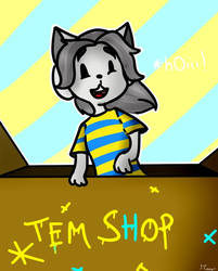 TEM SHOP!!!! (Redraw) (undertale)