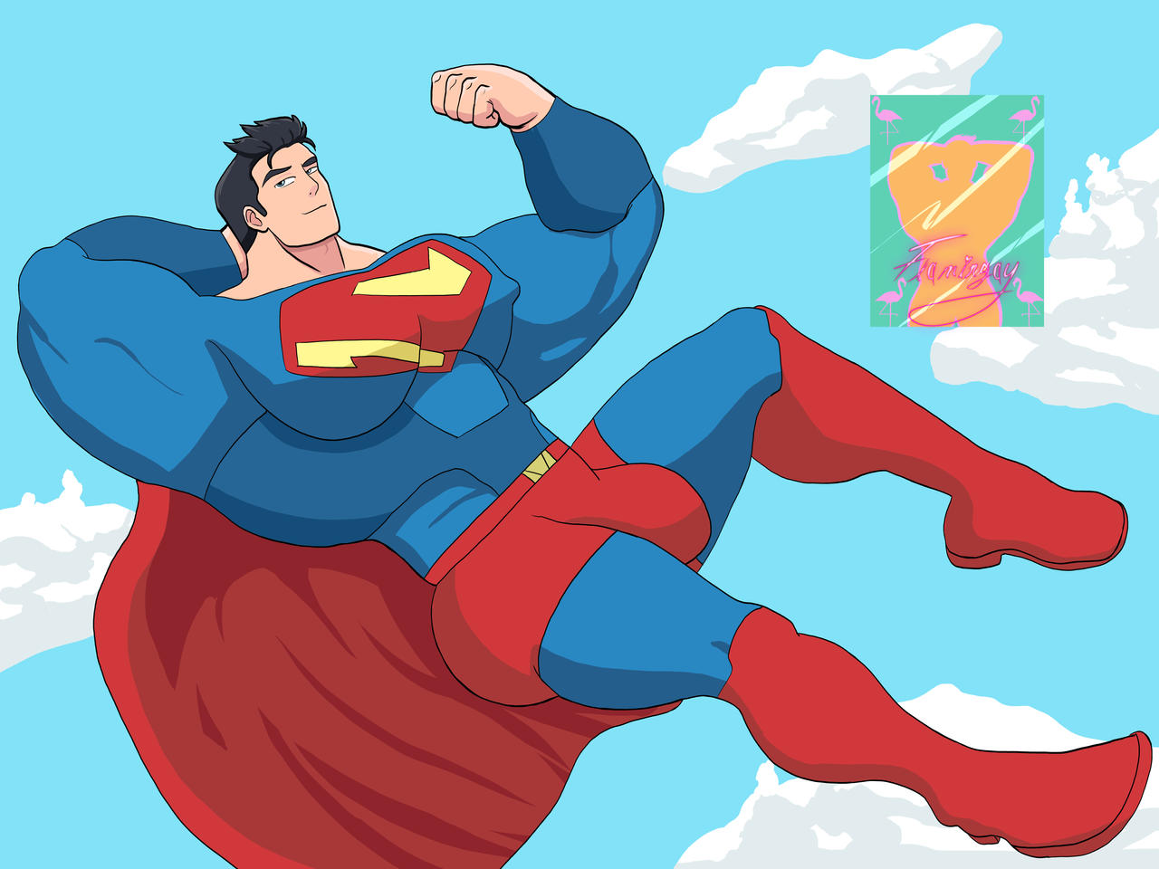 Buff Superman by flamingayart on DeviantArt