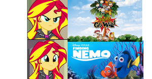 Sunset Shimmer Prefers FN Over RGW
