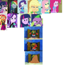 The Equestria Girls Throws Peanuts at Mr. Krabs