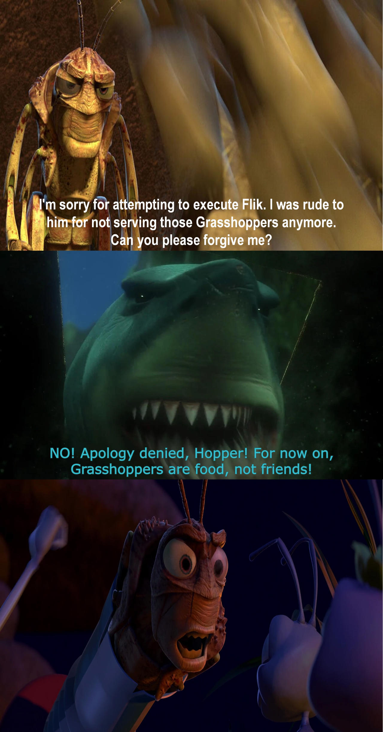 Bruce Denies Hopper's Apology