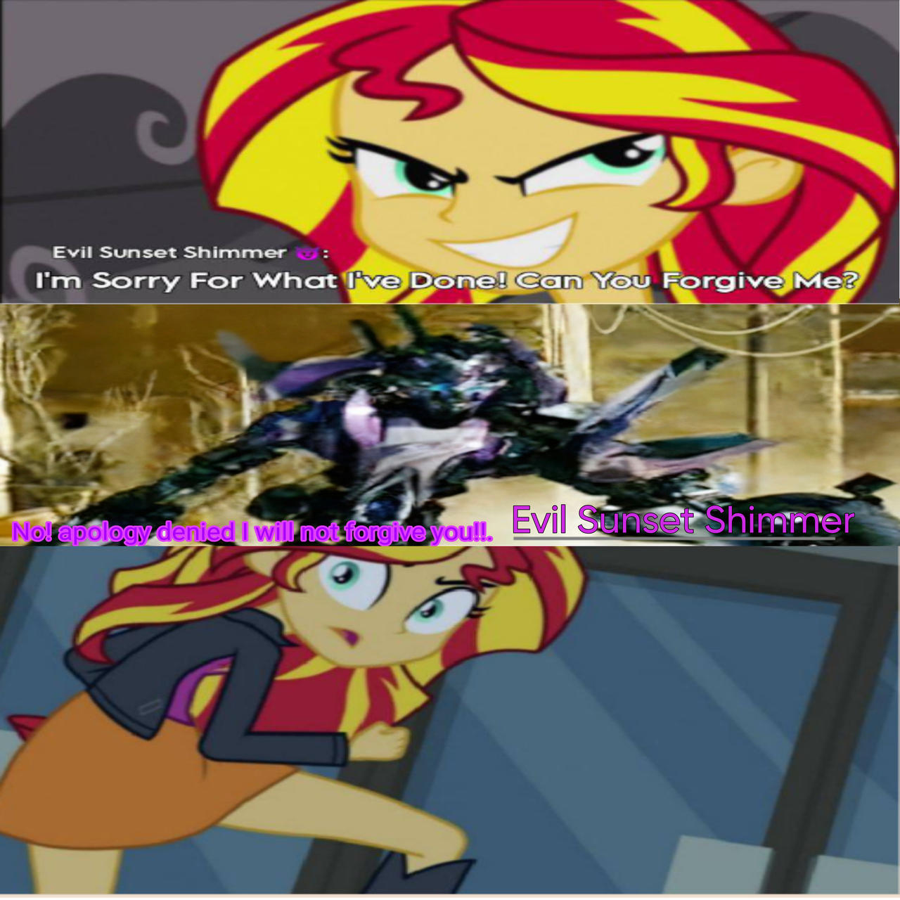 ROTF Elita-1 Denies Evil Sunset Shimmer's Apology