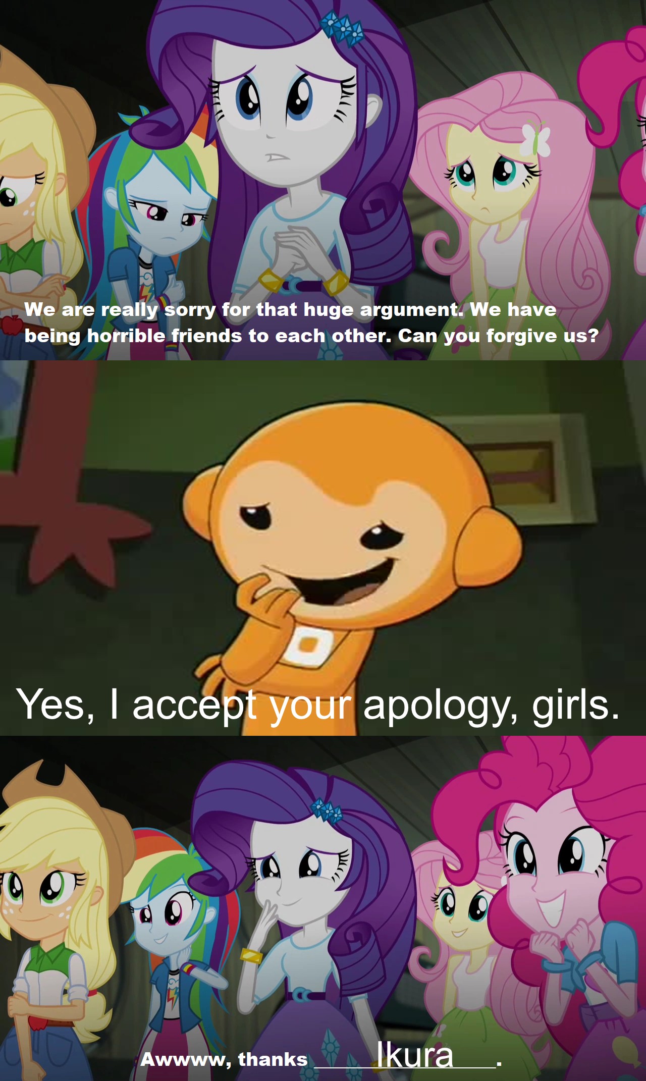 Ikura Accepts The Mane 5's Apology