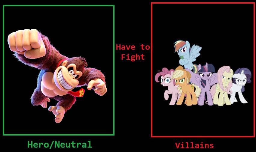 What If Donkey Kong Have to Fight The Mean 6