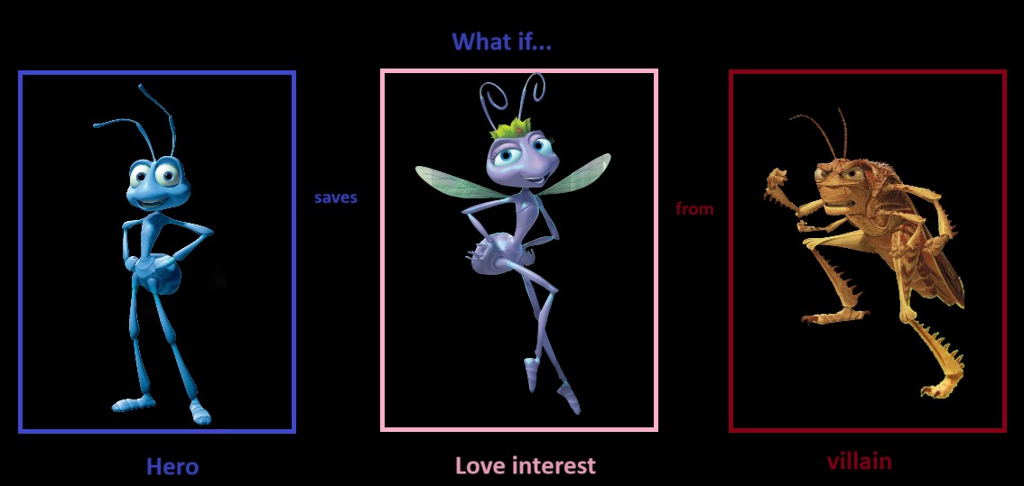 What If Flik Saves Princess Atta from Hopper