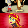Sunset Shimmer Denies Herman and Katnip's Apology