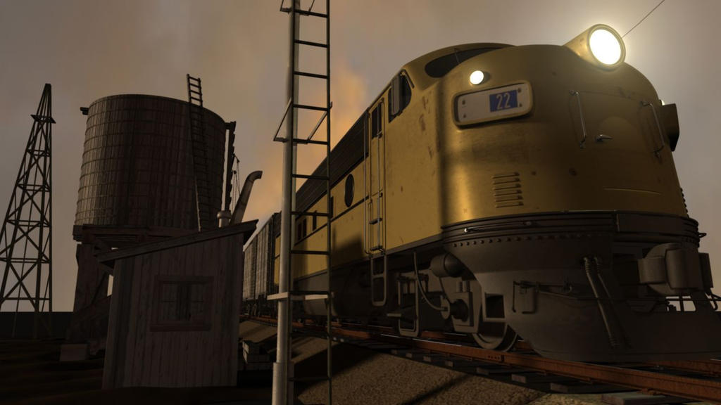Railmin Deviantart Train Scene by rmtrammell on DeviantArt